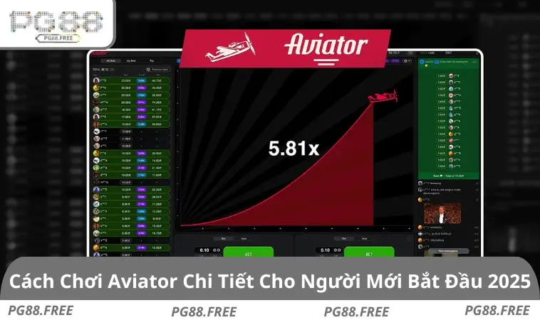 Cách Chơi Aviator Chi Tiết Cho Người Mới Bắt Đầu 2025