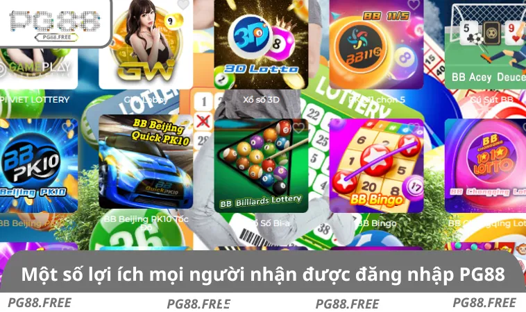 Một số lợi ích mọi người nhận được khi đăng nhập nhà cái PG88