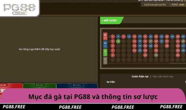 Mục đá gà tại PG88 và thông tin sơ lược