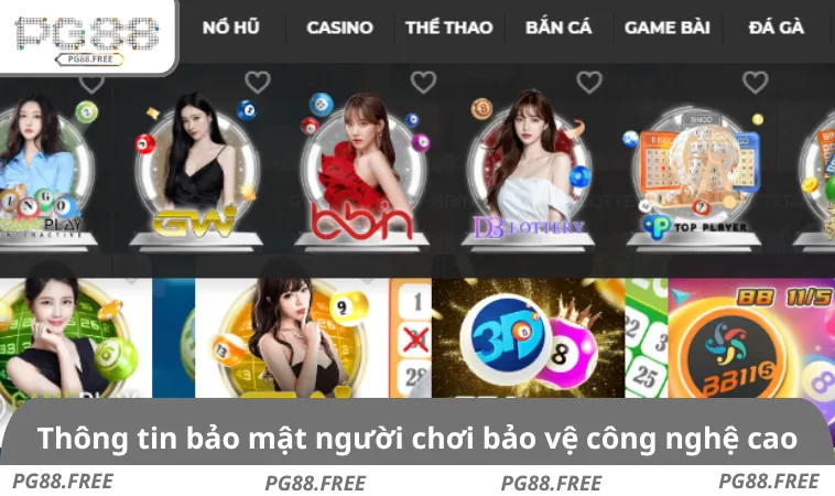 Thông tin bảo mật của người chơi tại PG88 được bảo vệ bằng công nghệ cao