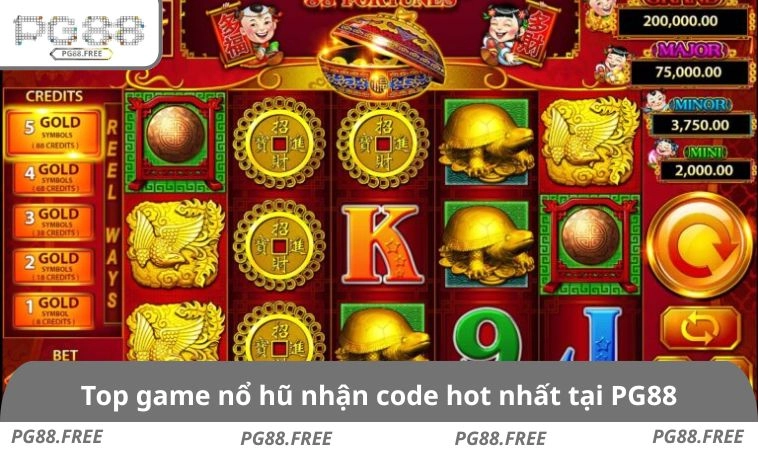 Top game nổ hũ nhận code hot nhất tại PG88